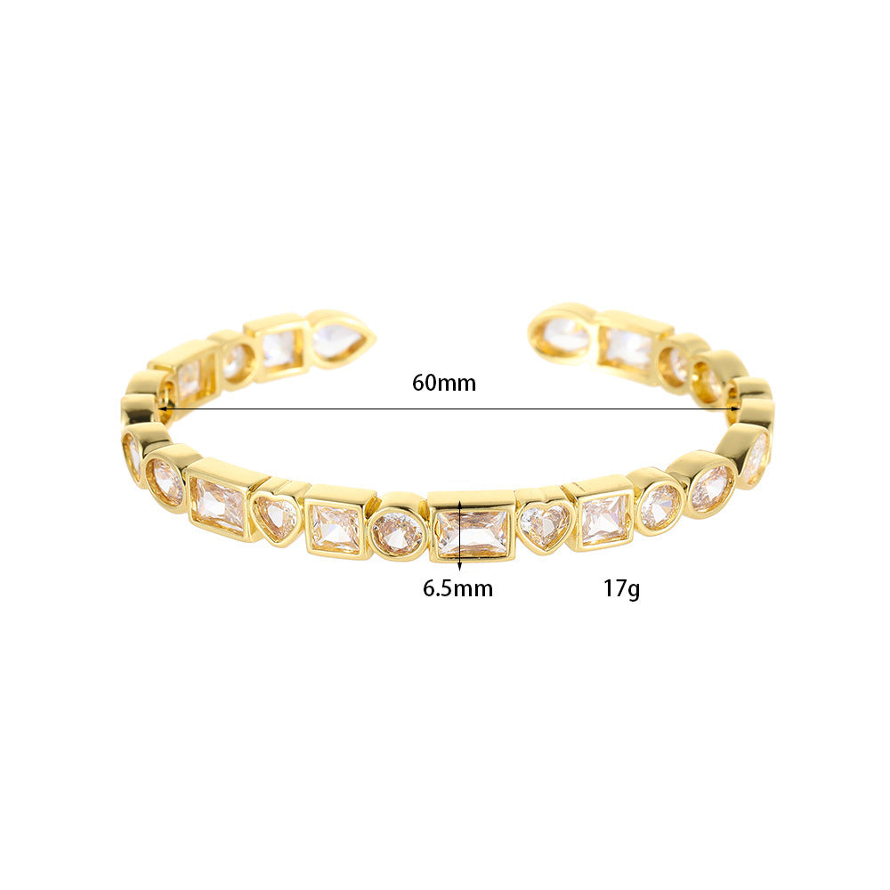 Retro Color Zirconium Ladies' Bracelet - Norellé