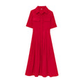 Design Sense Women's Clothing Slim Slimming Poplin Dress - Norellé