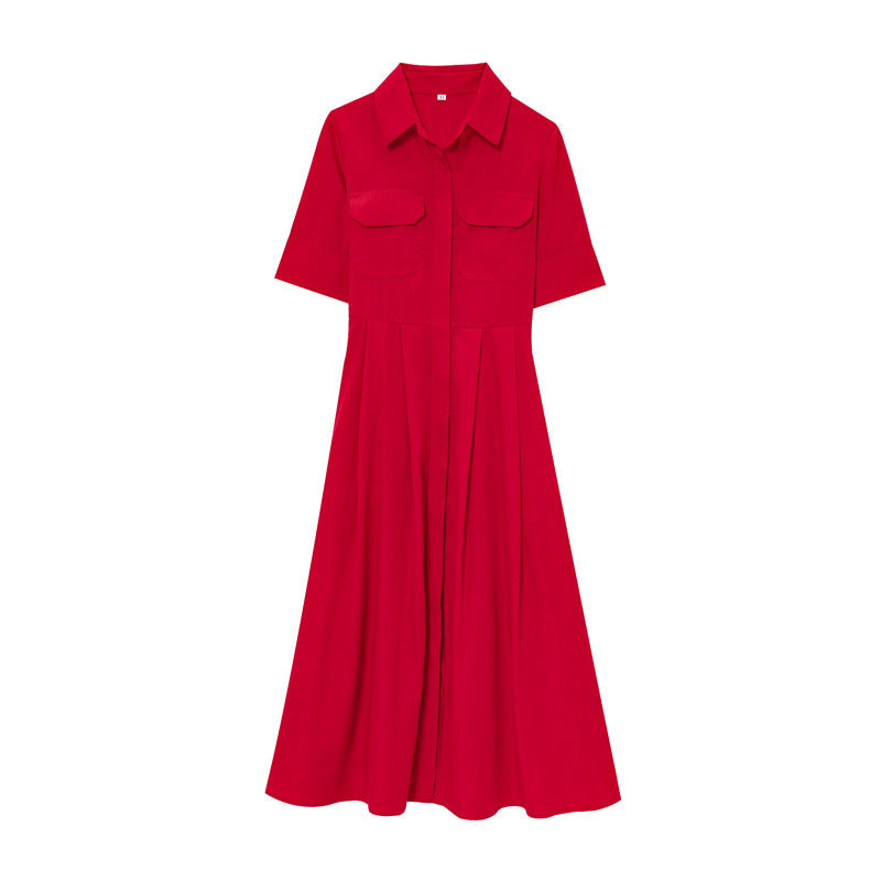 Design Sense Women's Clothing Slim Slimming Poplin Dress - Norellé