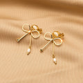 High-grade Pearl Vintage Tassel Earrings - Norellé