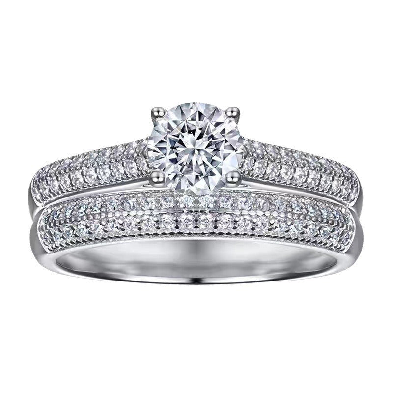Women's Full-Diamond Stacked Ring - Norellé