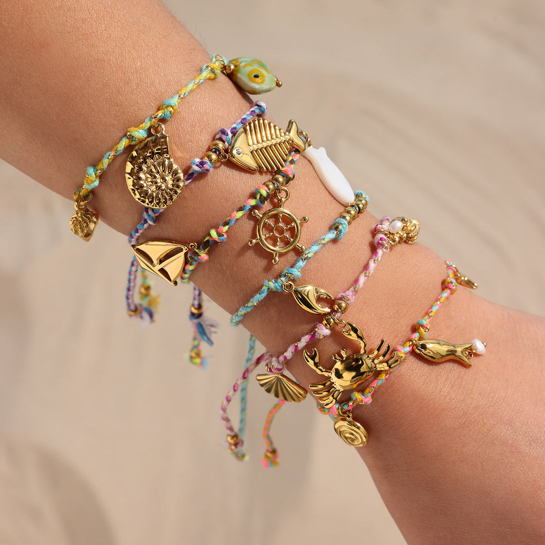 Marine Woven Diy Bracelet Stainless Steel - Norellé