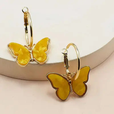 Fashion Simple Women Butterfly Studs - Norellé