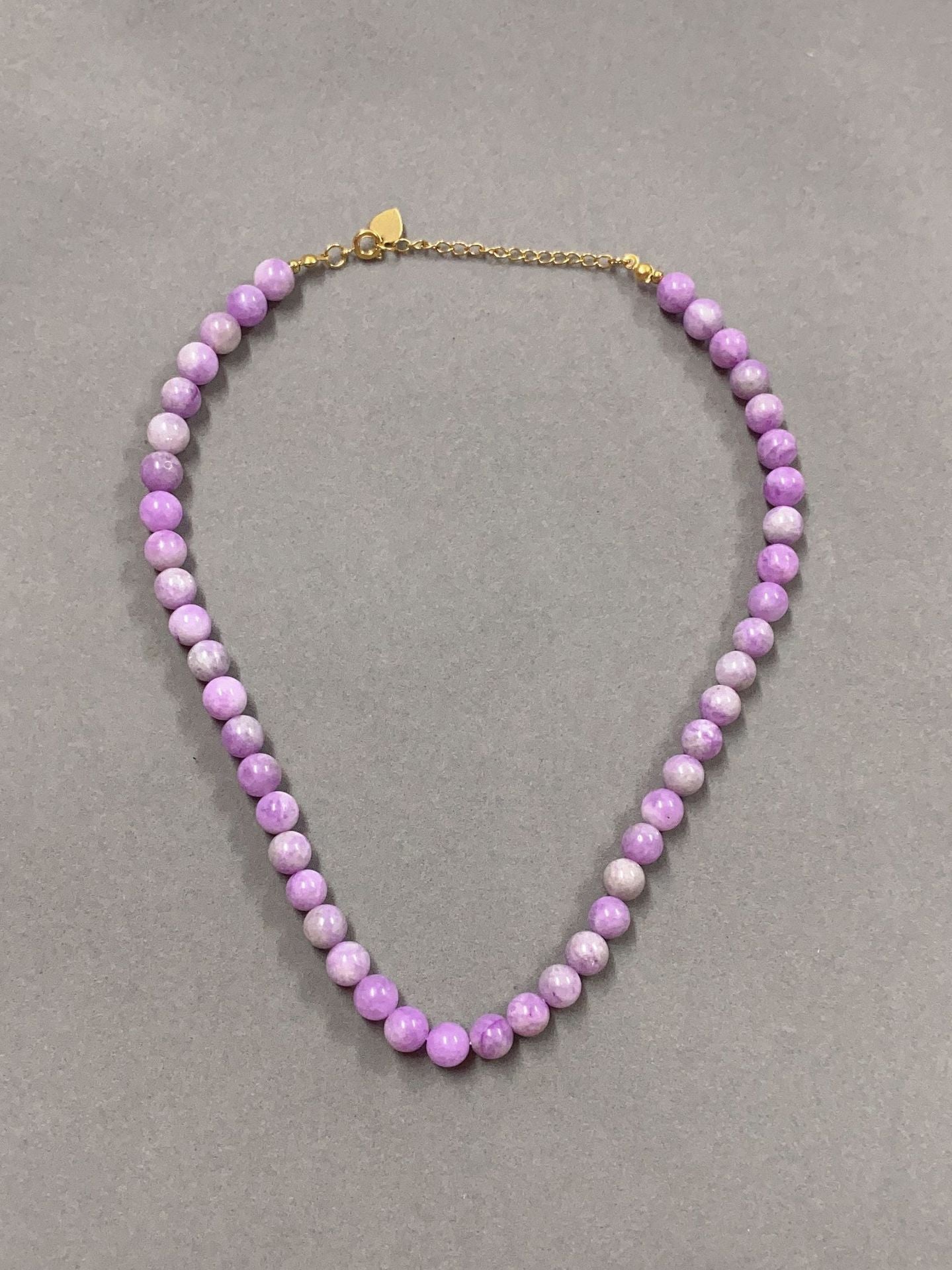 Lavender Purple Ball Clavicle Chain Women - Norellé