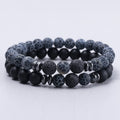 Volcanic Rock Bracelet Suit Men And Women Couple Style - Norellé
