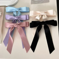 Fabric Hair Bow Hairpin