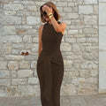 Fashion Bandage Maxi Dress Women