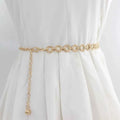 Fashion Circle Metal Waist Chain Belt