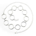 Fashion Circle Metal Waist Chain Belt