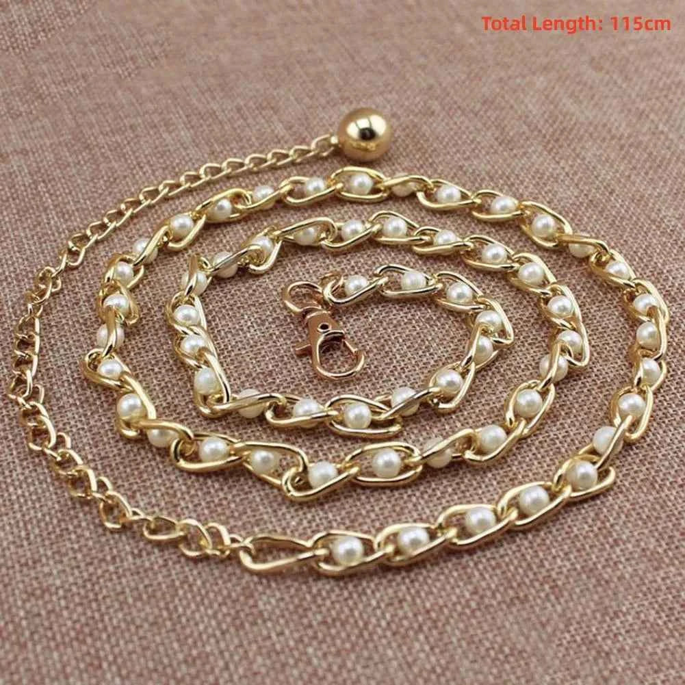 Fashion Circle Metal Waist Chain Belt