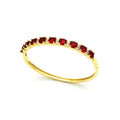 Fashion Color Zircon Bracelet Niche Female - Red - electronic accessories