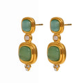 Fashion Earrings Stainless Steel - Gold - electronic accessories