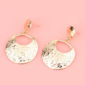 Fashion Exaggerated Irregular Earrings Simple Geometric Female Vintage - Style 4 Gold - electronic accessories