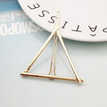 Fashion Geometric Mental Hairpins - P1-Gold