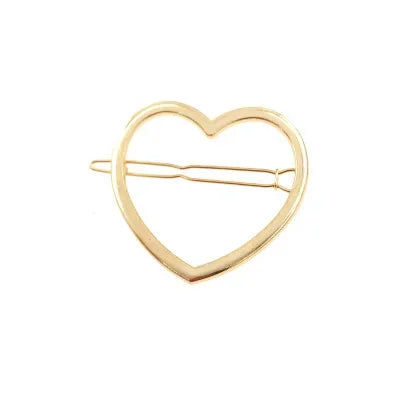 Fashion Geometric Mental Hairpins - P12-Gold