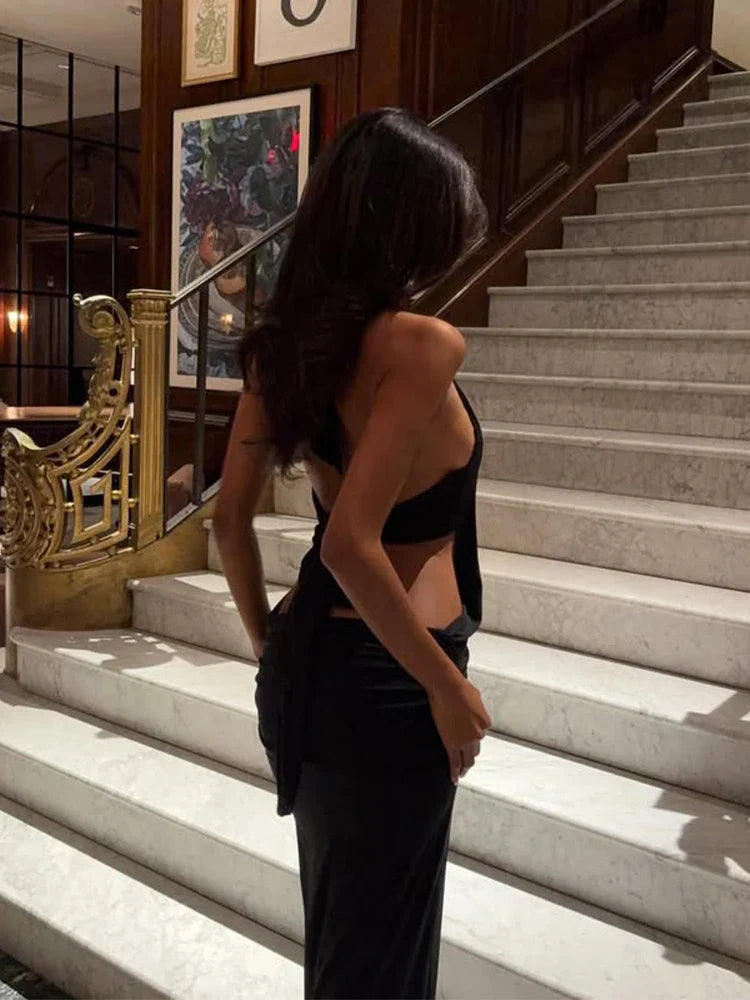 Fashion Halter Women’s Maxi Dress