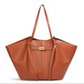 Fashion Large Capacity Bag Pu Leather - brown