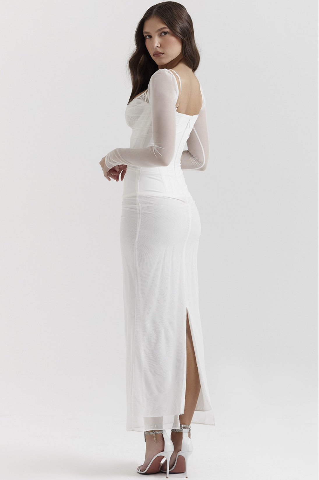 Fashion Personality Tight Split Long Dress Women - Other