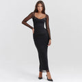Fashion Personality Tight Split Long Dress Women - Other