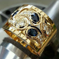 Fashion Retro Ring - Imitation Gold / No 10 - electronic accessories