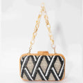 Fashion Wooden Clip Clutch Bag for Women