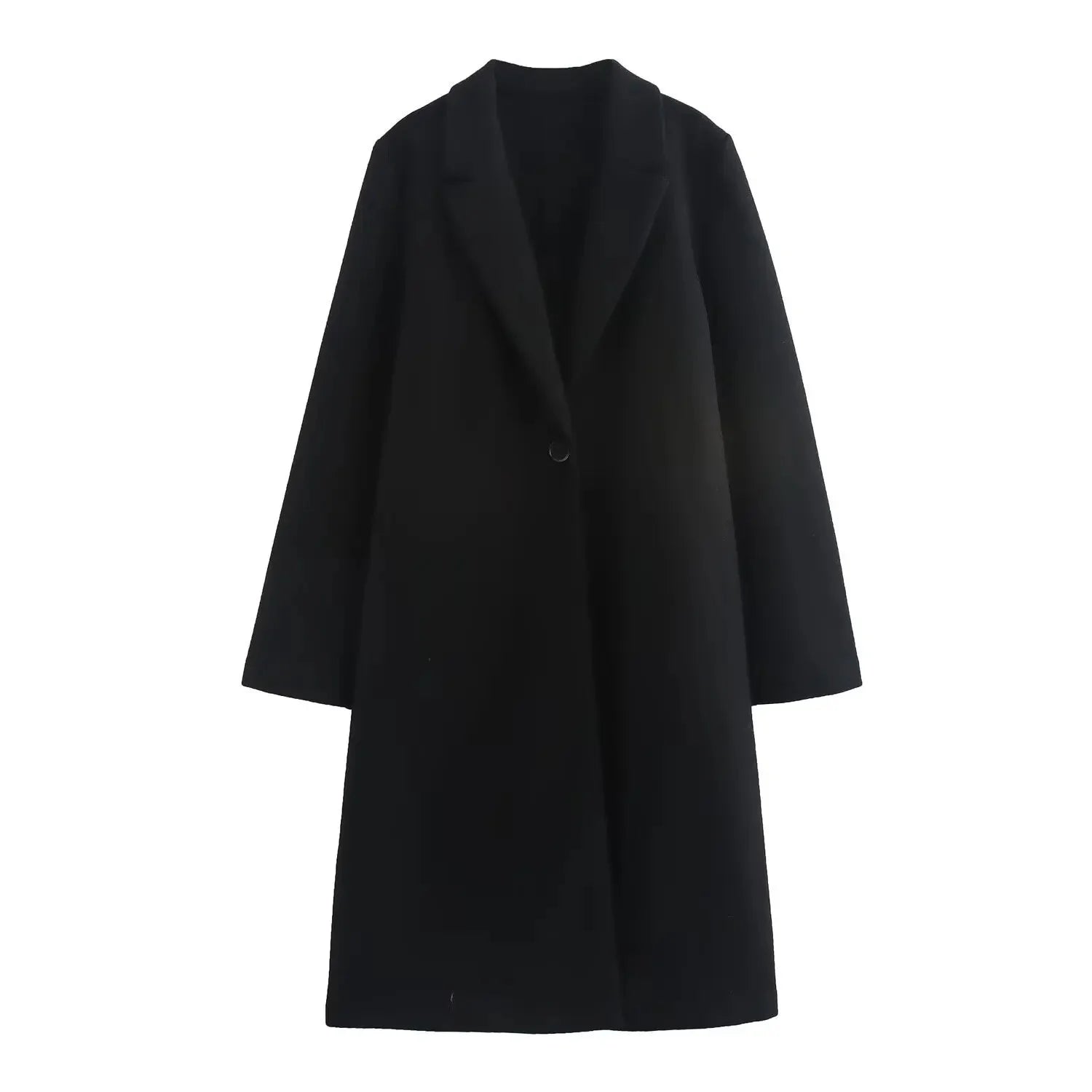 Fashionable Soft Coat Jacket Women’s - S / black