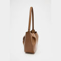 Fashionable Top Handle Bag Solid Color Simple Shoulder