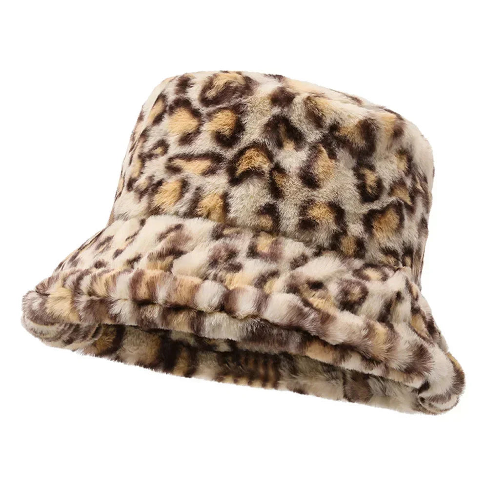 Faux Fur Bucket Hat - style 01