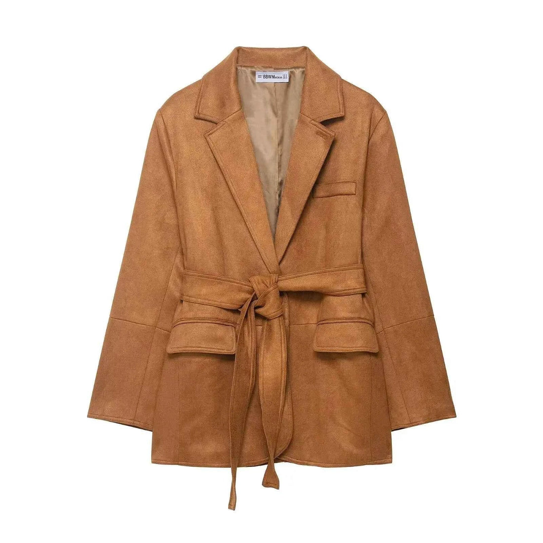Faux Suede Vintage Jacket Coats For Women