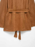 Faux Suede Vintage Jacket Coats For Women