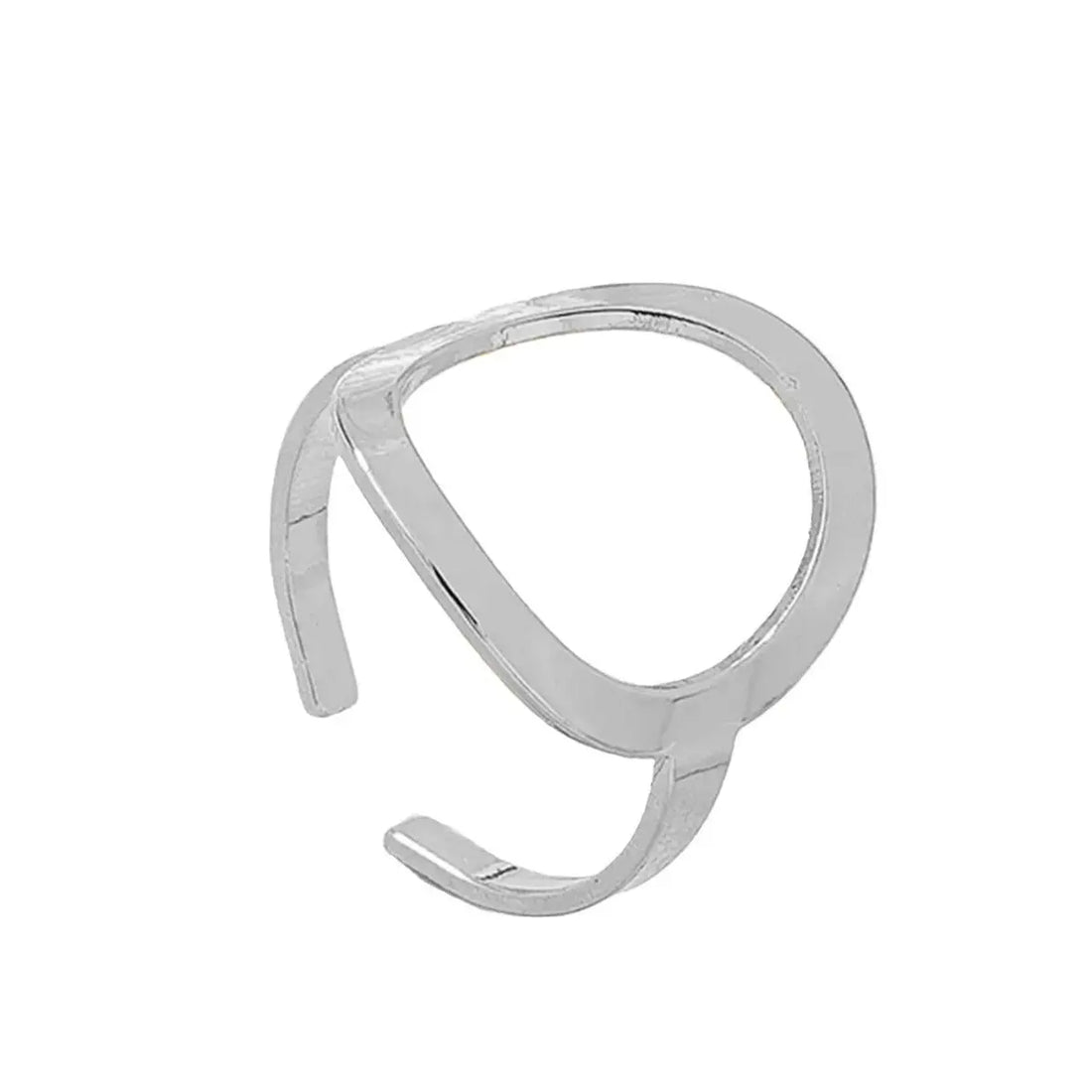 Round Hollow Ring Gold Fashion Style Index Finger Ring - Norellé