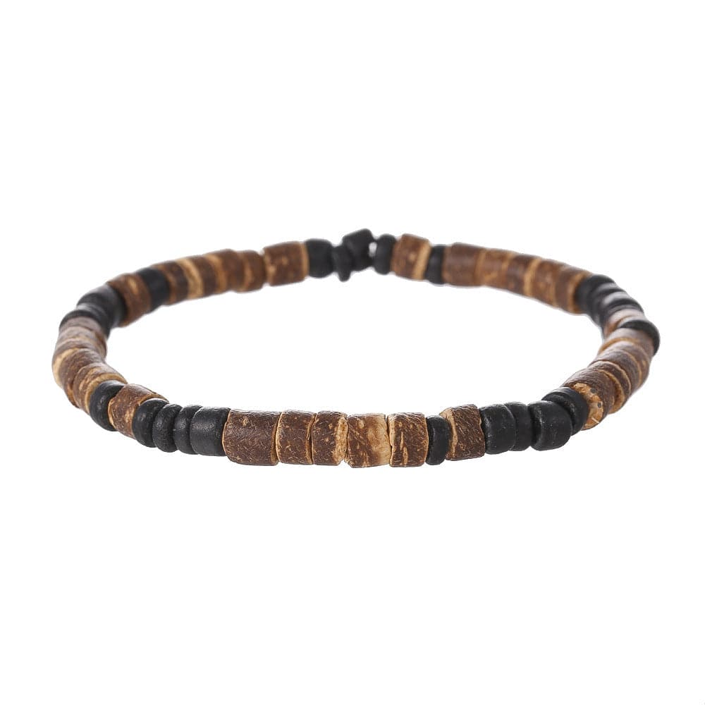 Simple Turquoise Wooden Bead Bracelet - Norellé