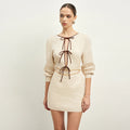 Lace-up Cutout Backless Dress Female - Norellé
