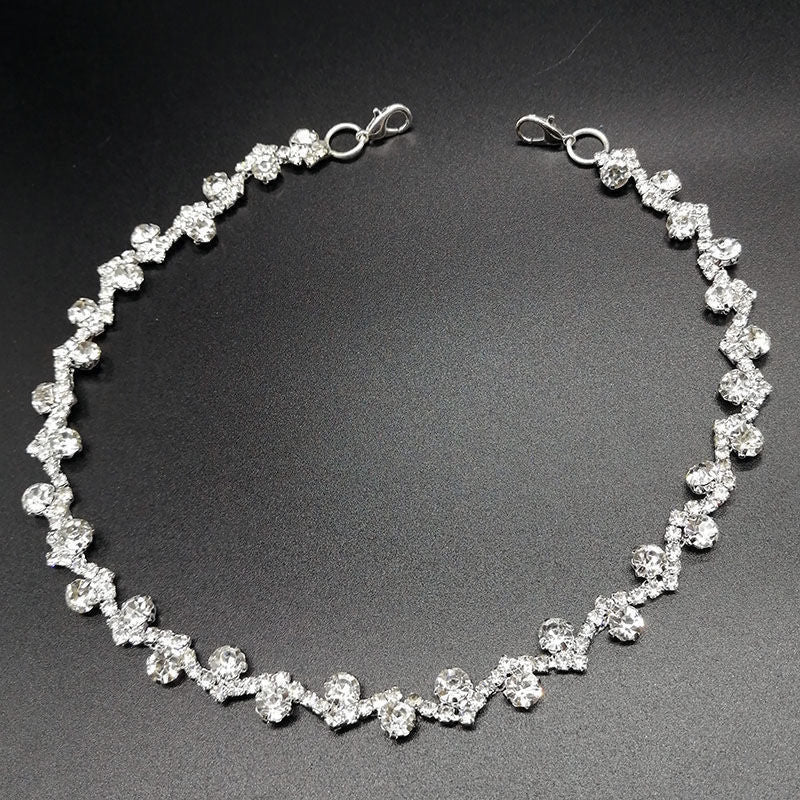Light Luxury, High-end, Detachable Sparkling Diamond Collar Necklace - Norellé