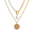 Popular Retro Simple Double-layer Pearl - Norellé
