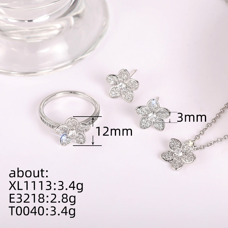 Flower Flower Set Of Ornaments Jewelry - Norellé