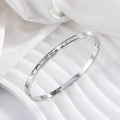 All-matching New Non-fading Diamond-embedded Stainless Steel Bracelet For Women - Norellé