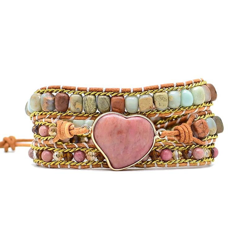 Fashion Irregular Heart Multi-layer Winding Bracelet