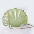 Female Shell Acrylic Box Clutch