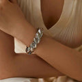 Female Twist Design Croissant Thread Creative Bracelet - electronic accessories