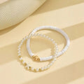 Five-pointed Star Pearl Twin Anklet - AF733 - electronic accessories