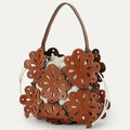 Flower Bag Luxury Handbag High Quality Fashion Women’s Shoulder - Brown