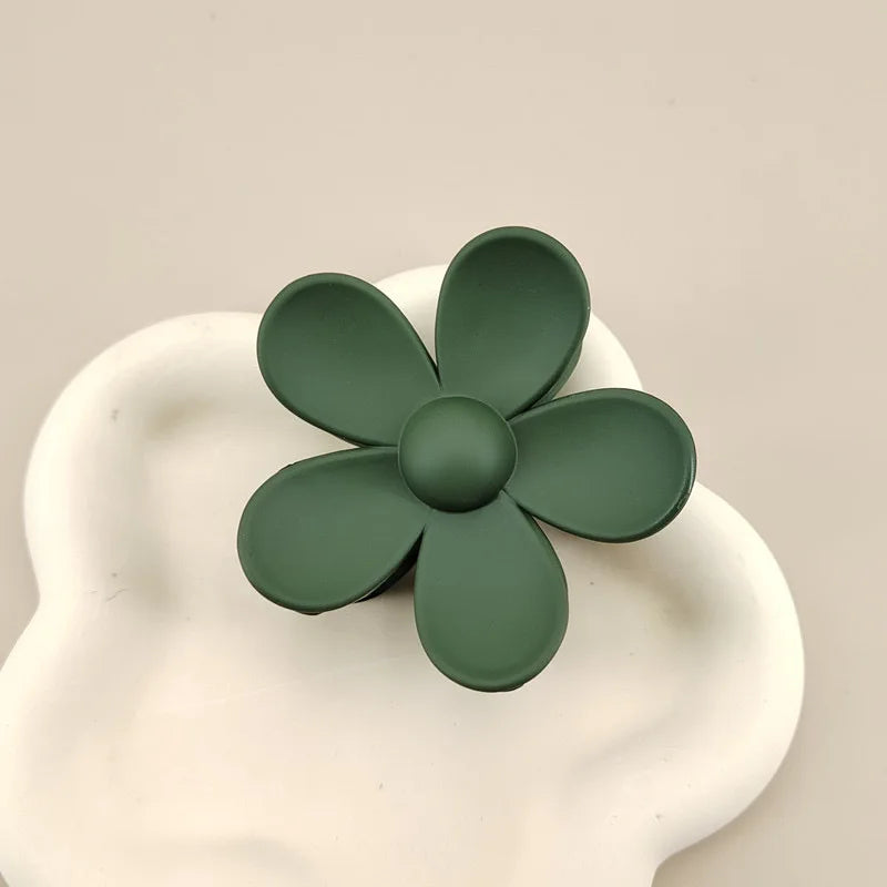 Flower Hair Clips for Women - 240808 Military Gree