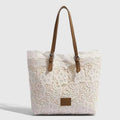 French Lace Tote Women's Large Capacity Commuter Bag