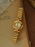 French Retro Gold Small Dial Women’s Watch