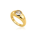 French Retro Simple And Light Luxury Ring - Gold / 6 - electronic accessories