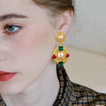 French Style Middle-ancient Earrings - E31907 - electronic accessories