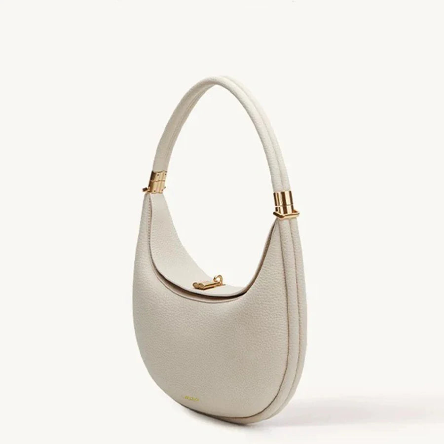 Fresh and Casual Versatile Pine Crescent Bag - WHITE / (20cm<Max Length<30cm)