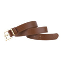 Genuine Leather Belt for Women - burnt orange / 100cm