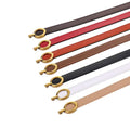 Genuine Leather Classic Oval Buckle Thin Belt